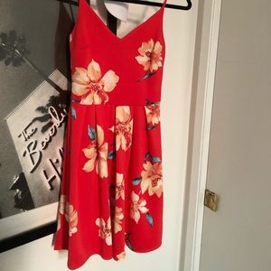 FLORAL MINI DRESS